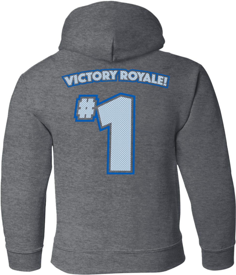 Victory Royale Youth Pullover Hoodie Back Print - Hoodie (1155x1155), Png Download