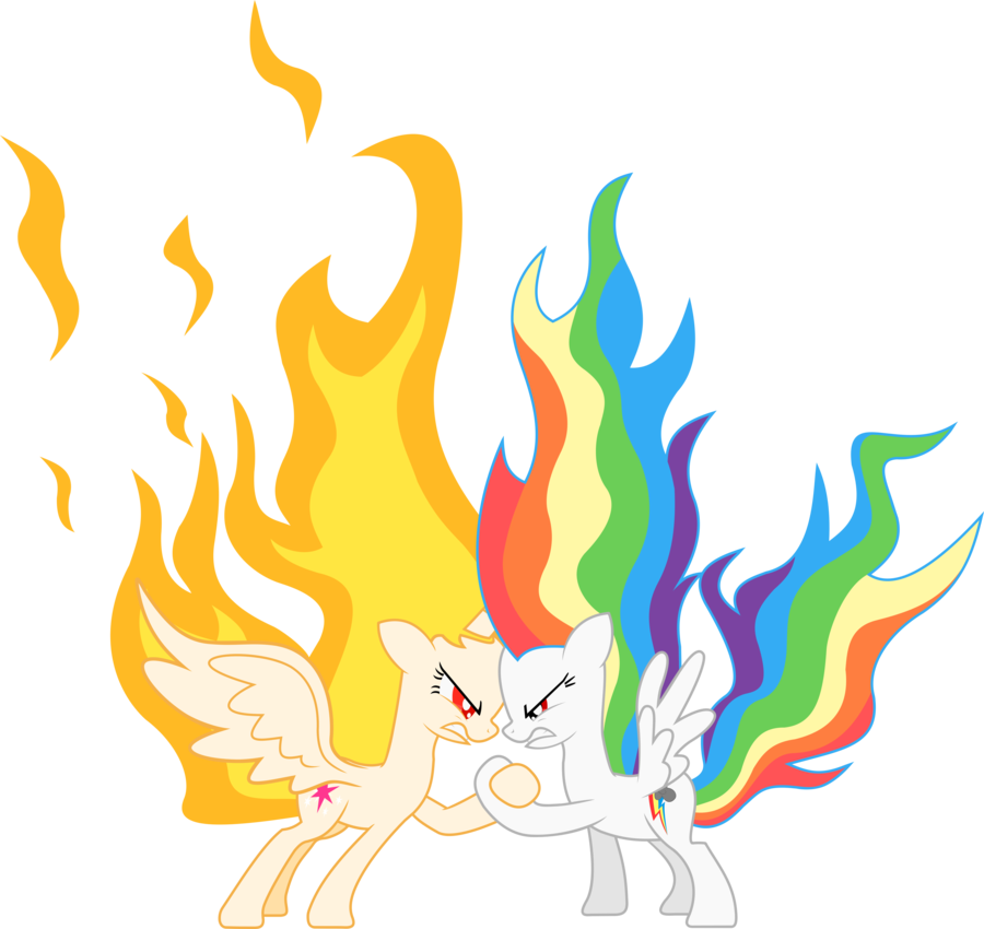 Rainbow Clipart Flame ~ Frames ~ Illustrations ~ Hd - Mlp Rainbow Dash Princess (900x850), Png Download