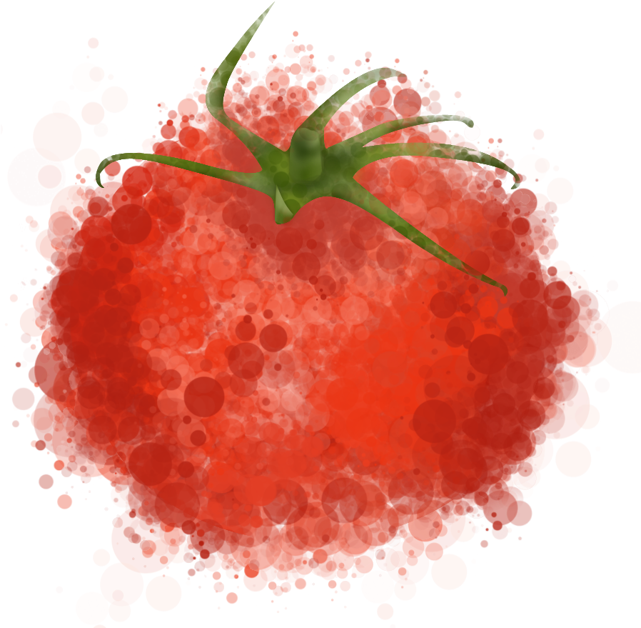 Tomato Png Image - Chalk Tomato Png (897x897), Png Download
