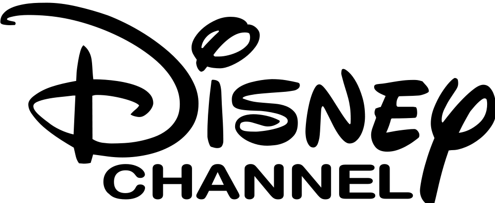 Disney Channel Logo - Disney Channel Logo Black (1000x411), Png Download