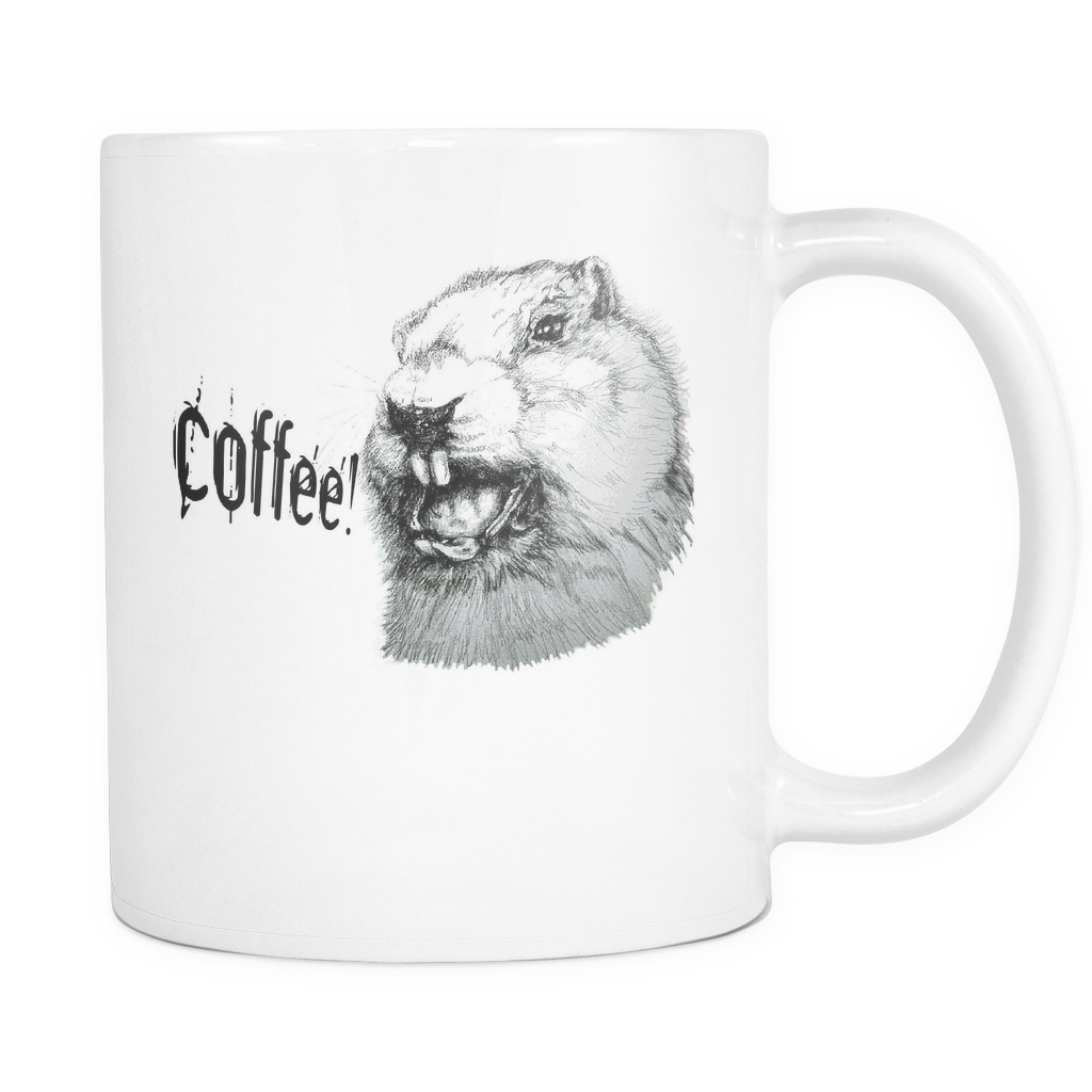 Marmot Warning Call - Coffee Cup (1024x1024), Png Download