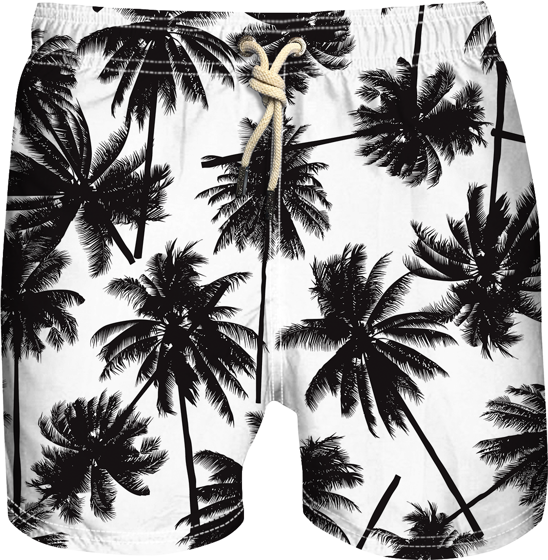 Black Palm V=1534180334 - Board Short (1185x1204), Png Download