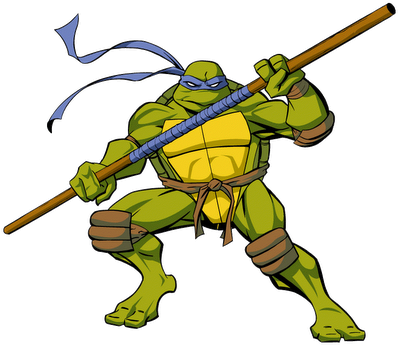 Ninja Turtle Donatello 4 - Turtles Ninja Donatello (399x346), Png Download