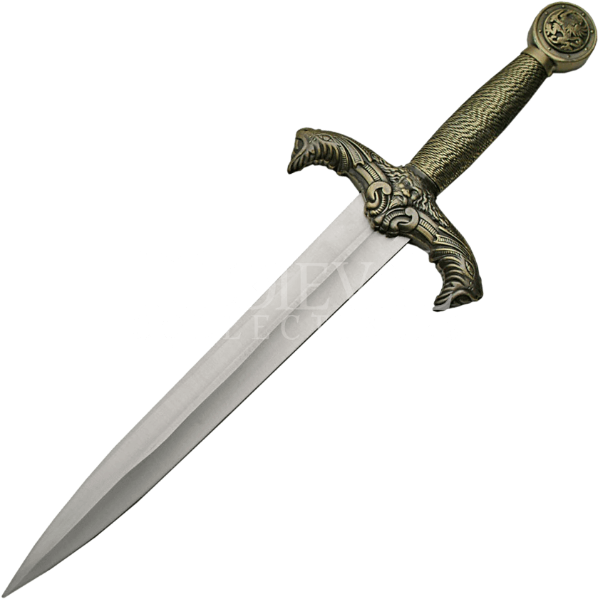 Transparent Dagger Clipart Black And White Stock - King Knife Clipart (850x850), Png Download