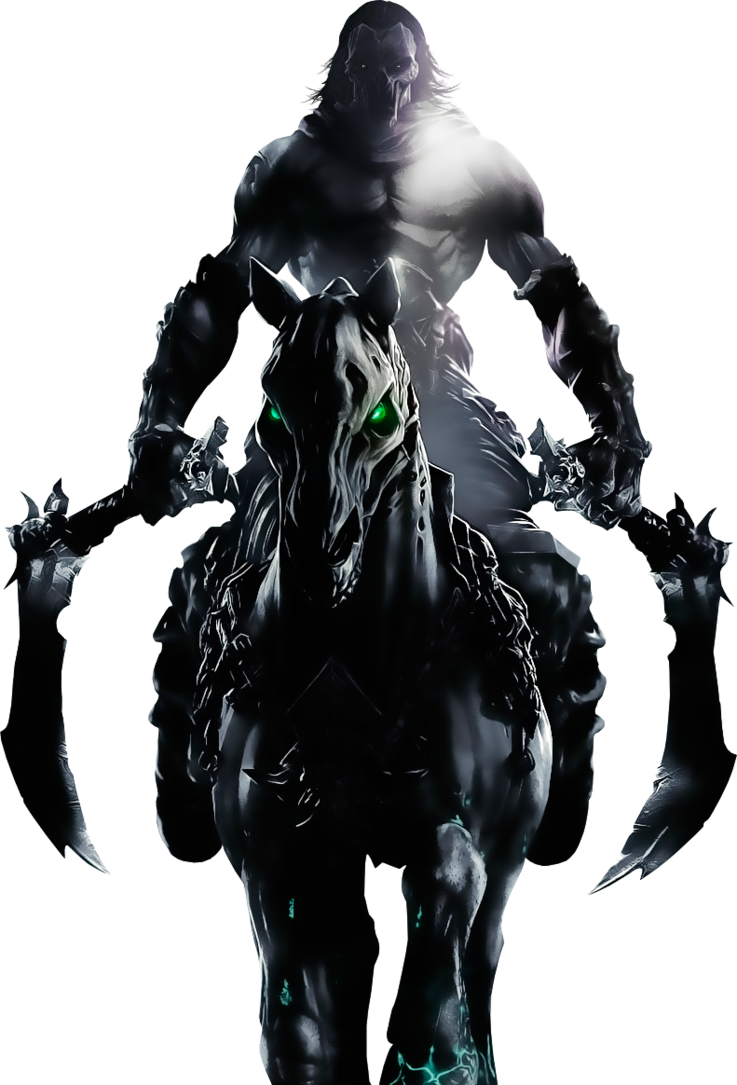 Death 2 By Ivances On Deviantart Darksiders Death, - Death And Despair Darksiders (737x1085), Png Download