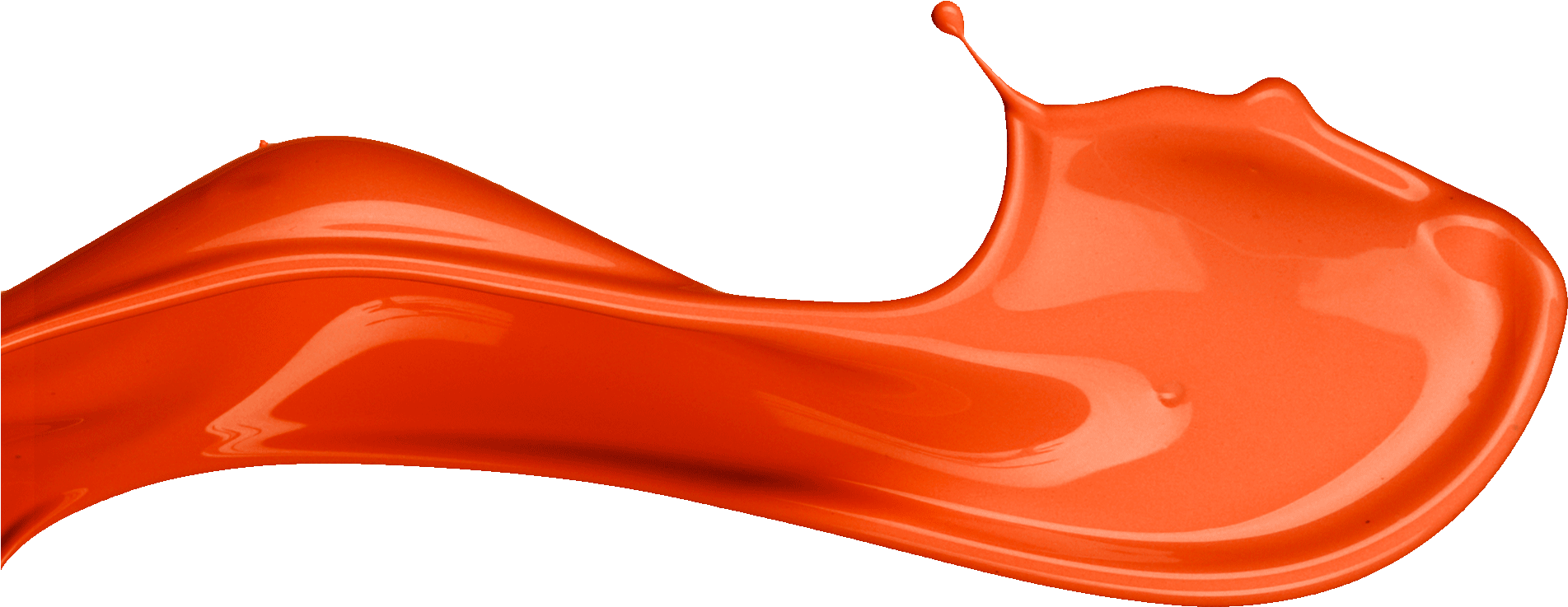 Go To Image - Orange Paint Splash Png (1920x772), Png Download