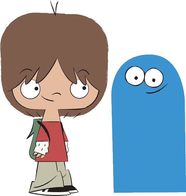 Mac And Bloo - Fosters Home For Imaginary Friends Mac (706x667), Png Download