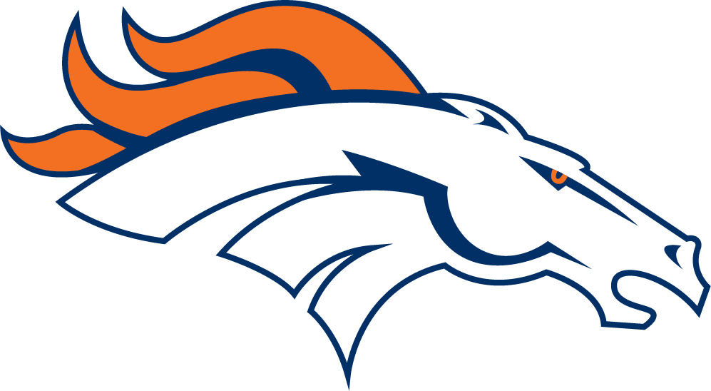 Png Free Stock Denver Broncos Logos - Denver Broncos Logo Png (997x548), Png Download