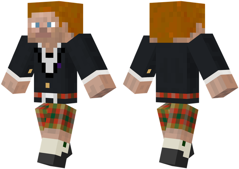 Scottish Steve - Minecraft Steve Skins (804x576), Png Download