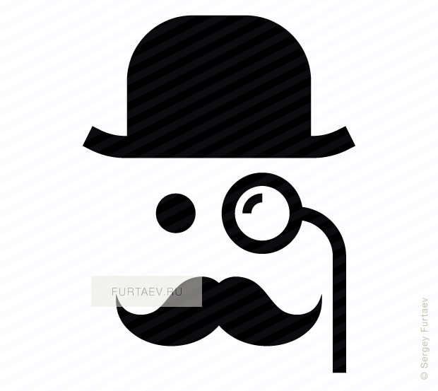 Gentleman Vector Monocle Clip Freeuse - Monocle Icon (620x553), Png Download