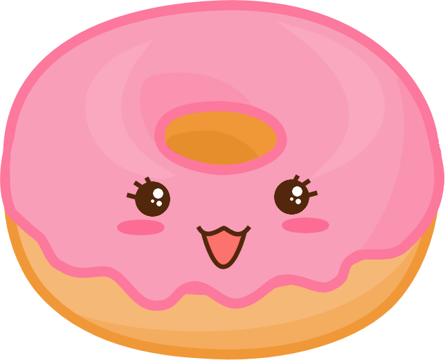 Click On Images To Enlarge And Download - Kawaii Donuts (643x520), Png Download