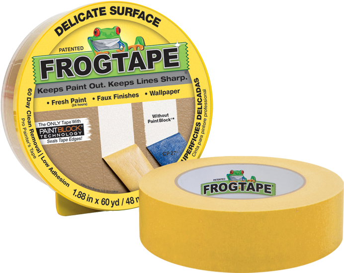 Frogtape® Brand Delicate Surface Painter's Tape - Frogtape Delicate Surface (748x584), Png Download