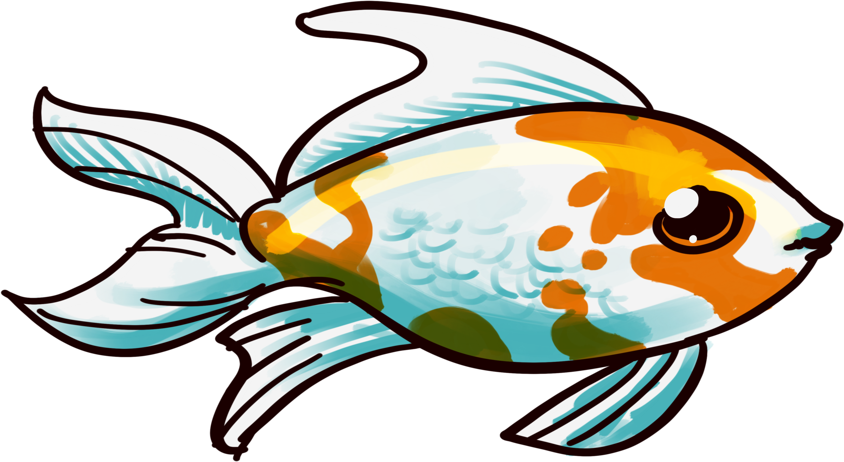 Goldfish (3508x2480), Png Download
