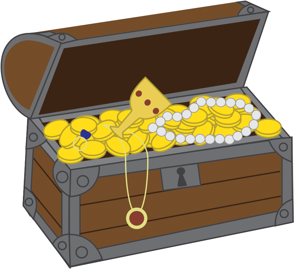 Treasure Chest - - Treasure Box Animation (1004x896), Png Download