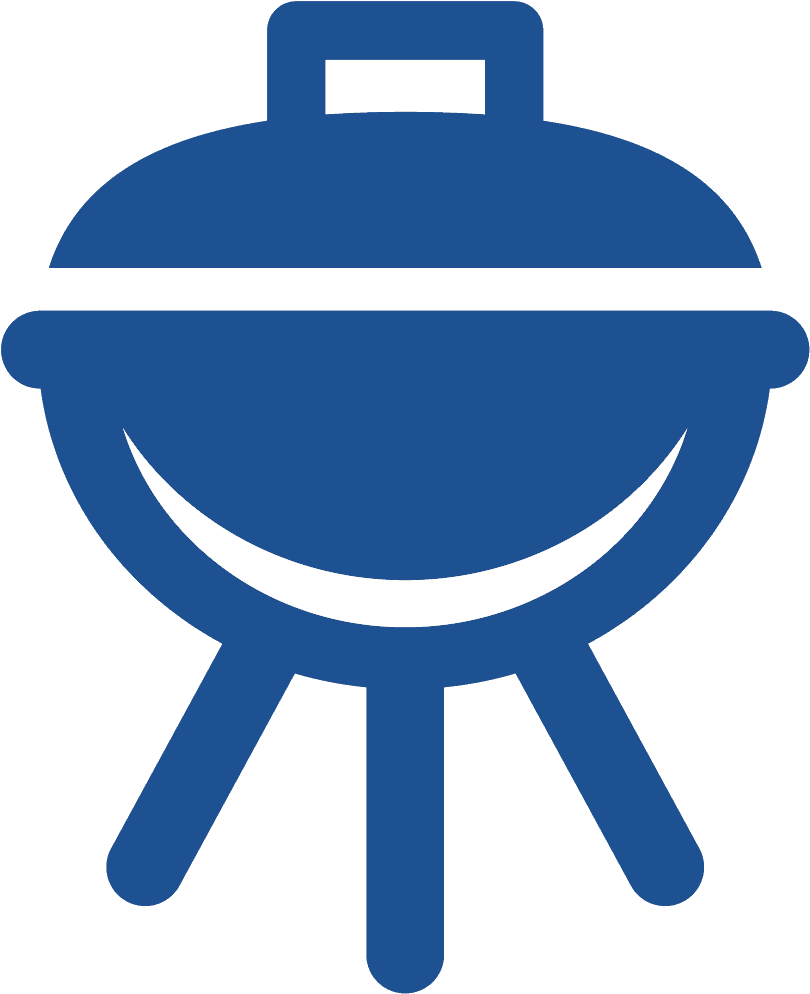 Free Icons Png - Bbq Clipart Blue (1009x1009), Png Download