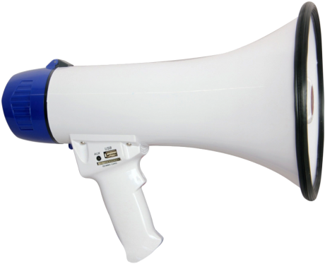 Megaphone Png Transparent Image - Megaphone Png Transparent (500x414), Png Download