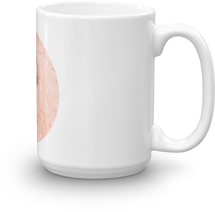 Watercolor Polka Dot Mug - Design (600x600), Png Download