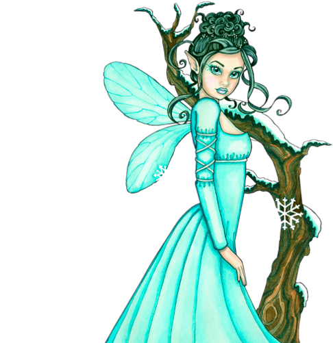 Png Artwork Mermaid Fairy Pictures Png Png Artwork - Fairy (500x500), Png Download