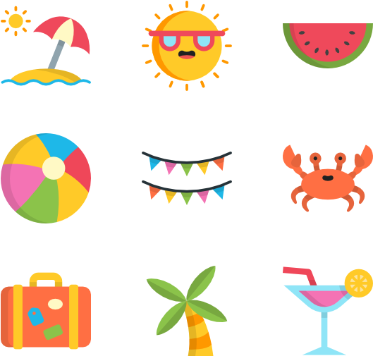 Summer - Summer Icon Png (600x564), Png Download