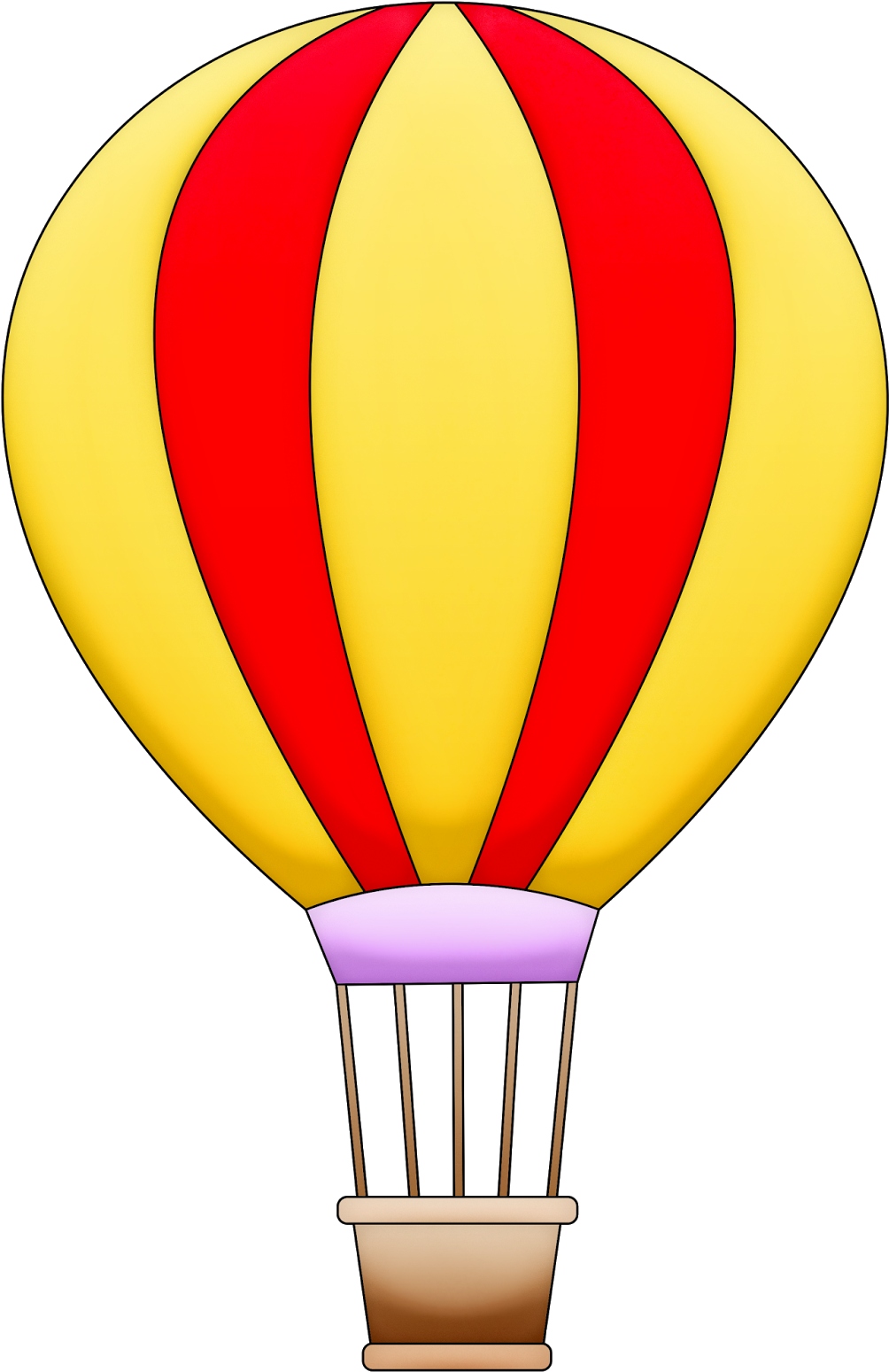 Jpg Royalty Free Library Baloon Vector Globos - Globo Aerostatico Caricatura (1056x1600), Png Download