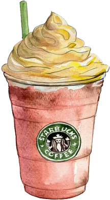 Clipart Download Coffee Irish Cuisine Indian Flat White - Starbucks Draw (400x700), Png Download