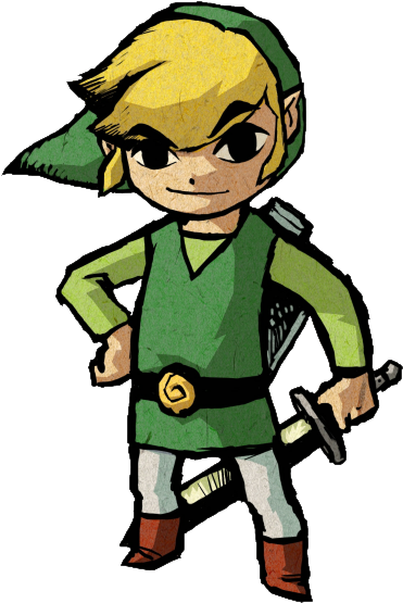Link From Zelda - Legend Of Zelda Wind Waker Link (308x462), Png Download