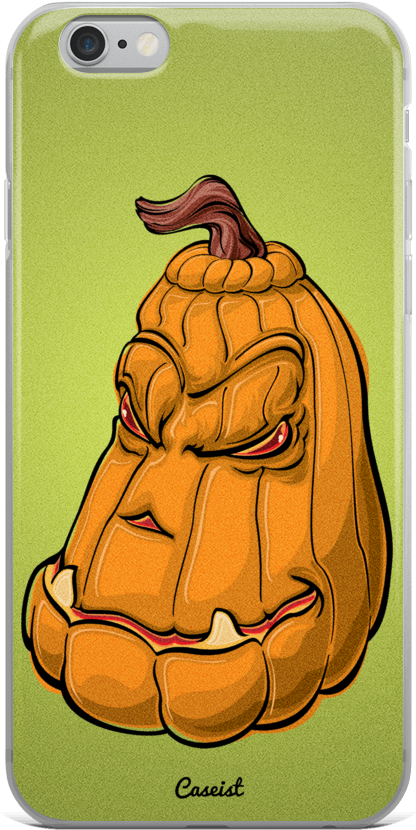 Grumpy Cartoon Pumpkin Iphone Case - Pumpkin - Halloween Unisex T-shirts (1000x1000), Png Download