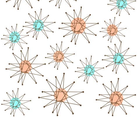 Starburst Pattern Ii Fabric By Hot4tees Bg@yahoo Com - Triangle (470x403), Png Download