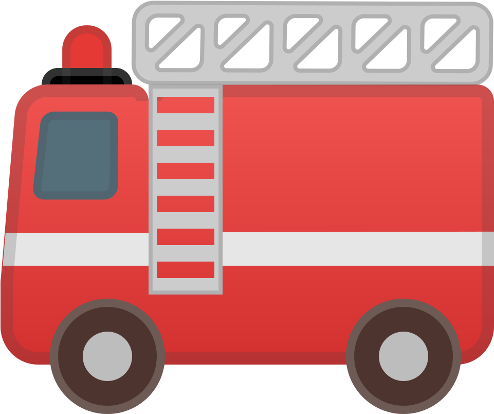 Fire Engine Icon - Emoji Bomberos (1024x1024), Png Download
