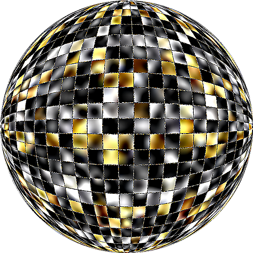 Disco Ball 1 - Sphere (500x500), Png Download