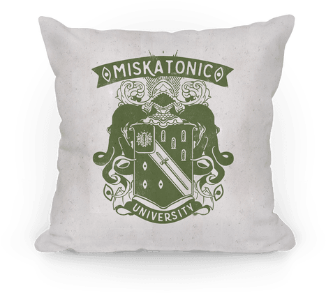Miskatonic University Pillow - Miskatonic University T Shirt (484x484), Png Download