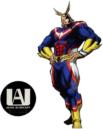 Products/hero Allmightfigure Trans - All Might Cosplay (480x480), Png Download