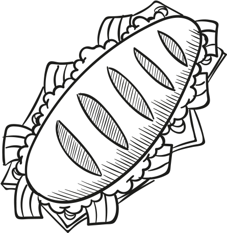 Hamburger Hot Dog Fast Food Baguette European Cuisine - Food (500x500), Png Download