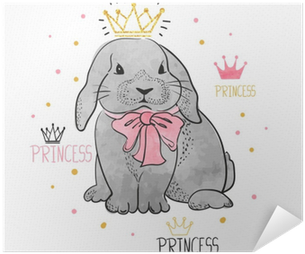 Cute Little Princess Rabbit - Conejo Princesa (400x400), Png Download