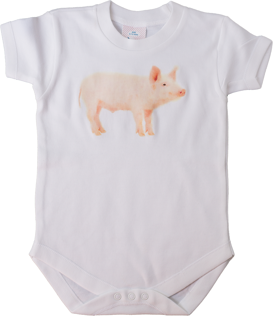 Watercolor Piglet - Domestic Pig (900x1044), Png Download