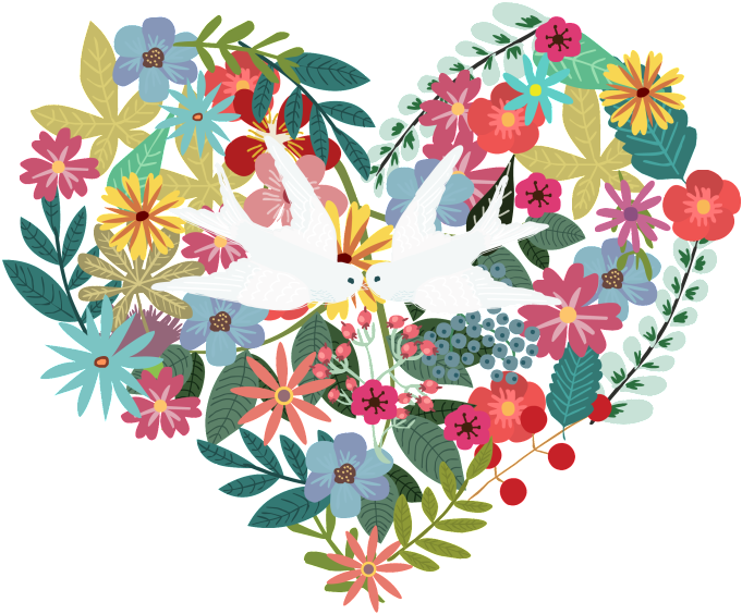 Ilustración De La Mottora Para Tu Cuento Personal - Corazon Flores Png (756x1024), Png Download