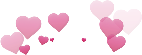 Macbook Hearts Png (700x263), Png Download