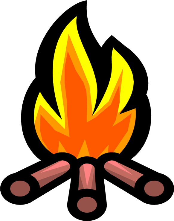 Campfire Png Clipart - Campfire Png (600x766), Png Download