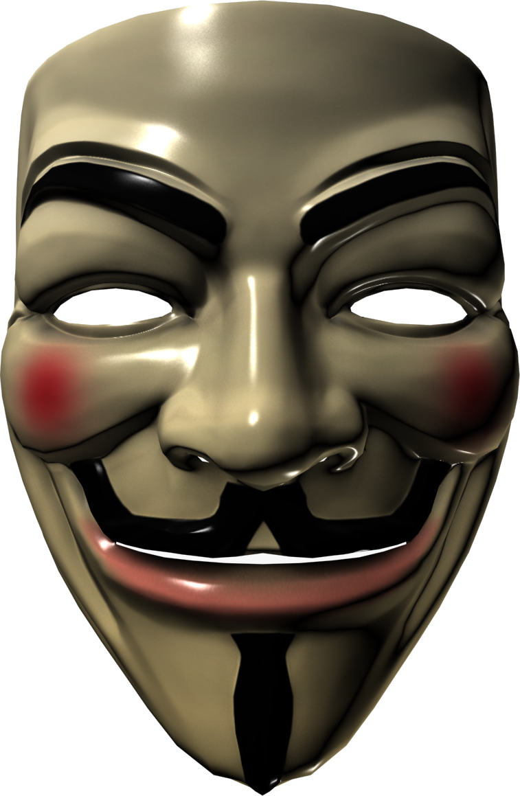 Anonymous Mask Png Image - Anonymous Mask Transparent (757x1159), Png Download