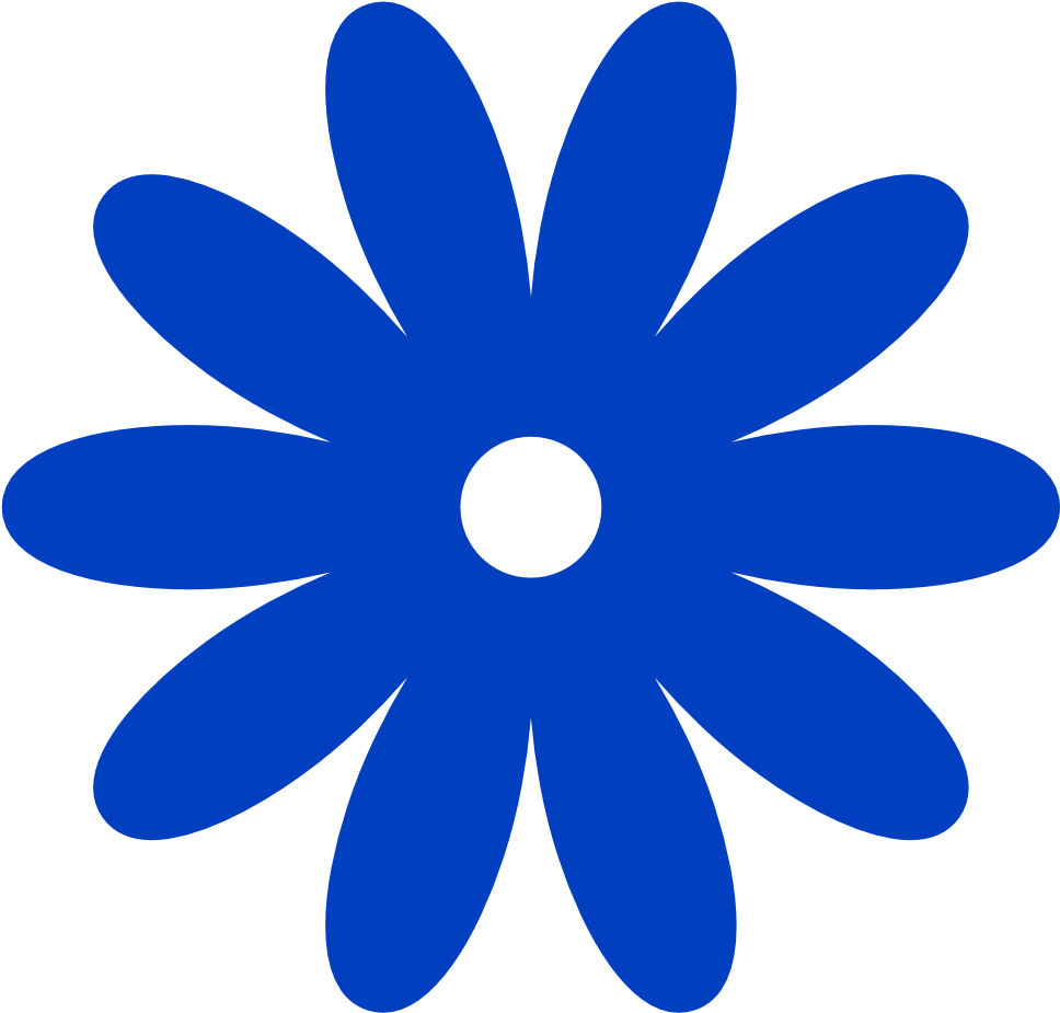 Hippie Flower Clipart (999x990), Png Download