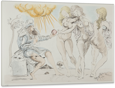 The Great Spanish Surrealist Salvador Dali Was A Groundbreaking - Jugement De Pâris Dali (400x303), Png Download