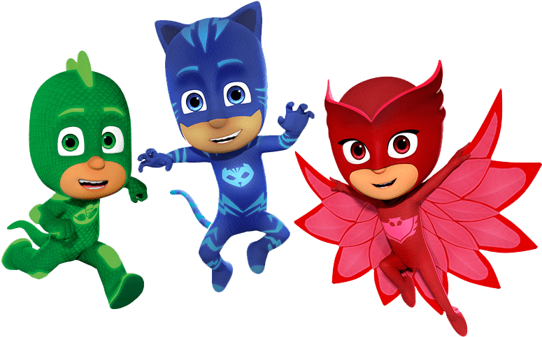 At The Movies - Pj Masks: Pj Masks In Action [book] (800x509), Png Download