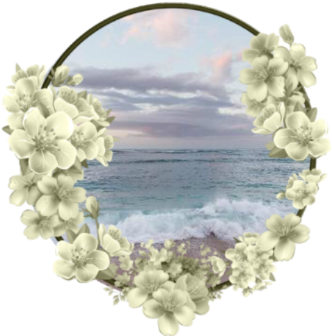 Aesthetic Beach Blue Brown Favim - Birthday Friend In Heaven (667x500), Png Download