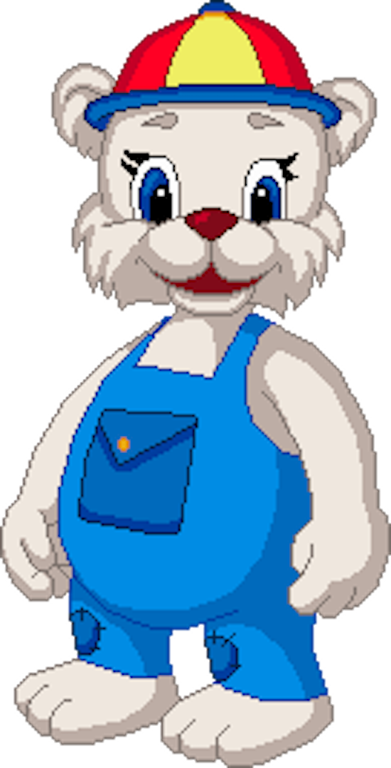 Pierre Polar Bear - Pierre Bear Jumpstart (550x1080), Png Download