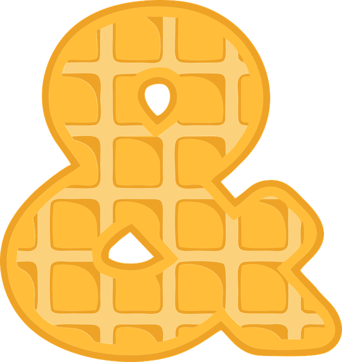 Alfabeto Waffle (680x720), Png Download