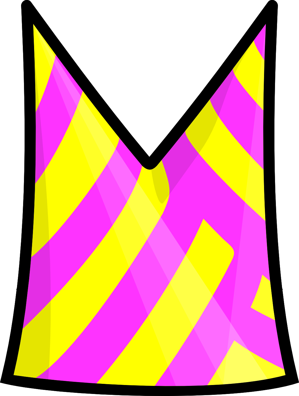 Double Pointy Parties Hat - Club Penguin Party Hats (1035x1368), Png Download