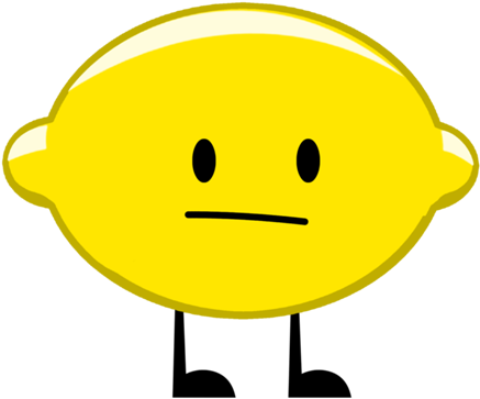 480px-lemon - Battery Lemon Cartoon (480x480), Png Download