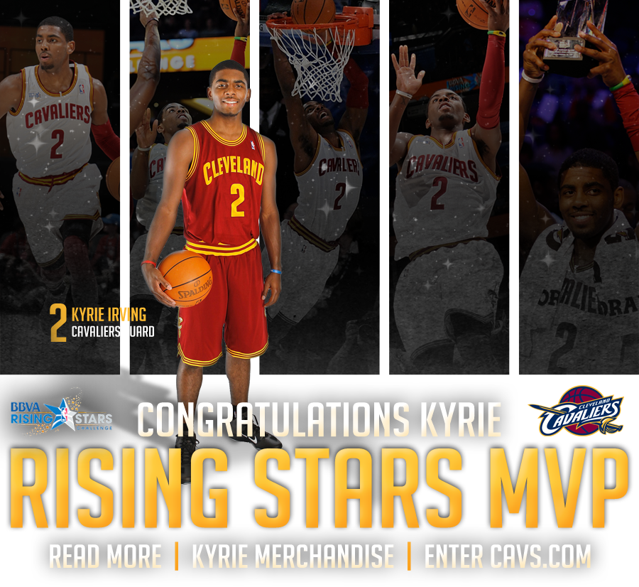 2012 Bbva Rising Stars Mvp Kyrie Irving - Nba Team Logos 2011 (900x826), Png Download