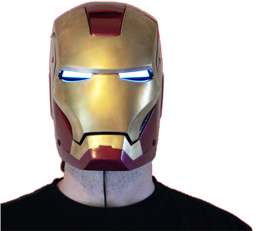 El Iron Man Set = El Tape Glowing Eyes El Panel Arc - El Wire Iron Man (500x500), Png Download