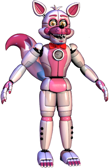 Funtime Foxy Sister Location - Five Nights At Freddy's Lolbit (600x600), Png Download